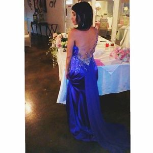 Blue formal dress